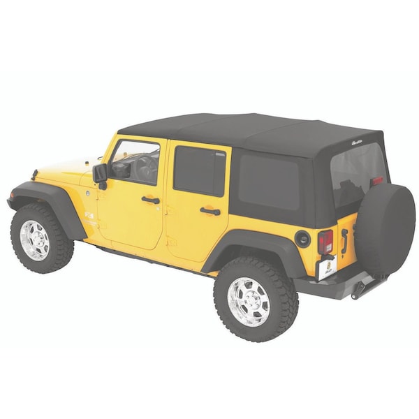 Bestop Replace-A-Top for OEM Hardware For Jeep 2010-2018 Wrangler JK 4 Door Tinted No Door Skins Included 79147-35 - main